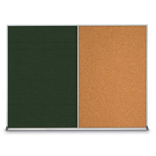 Triple Door Radius Plus Corkboard, 72" x
